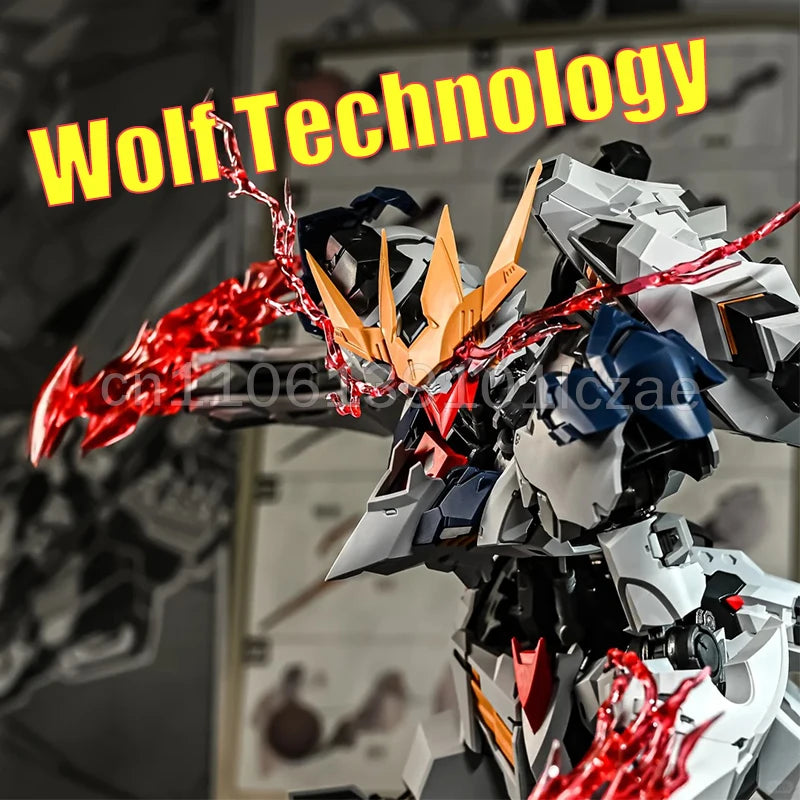 Wolf Technology Figure 1/100 Wolf King Alloy Skeleton Assembly Model Mecha Stitch Assembly Model Kit Action Figure Toy Gifts