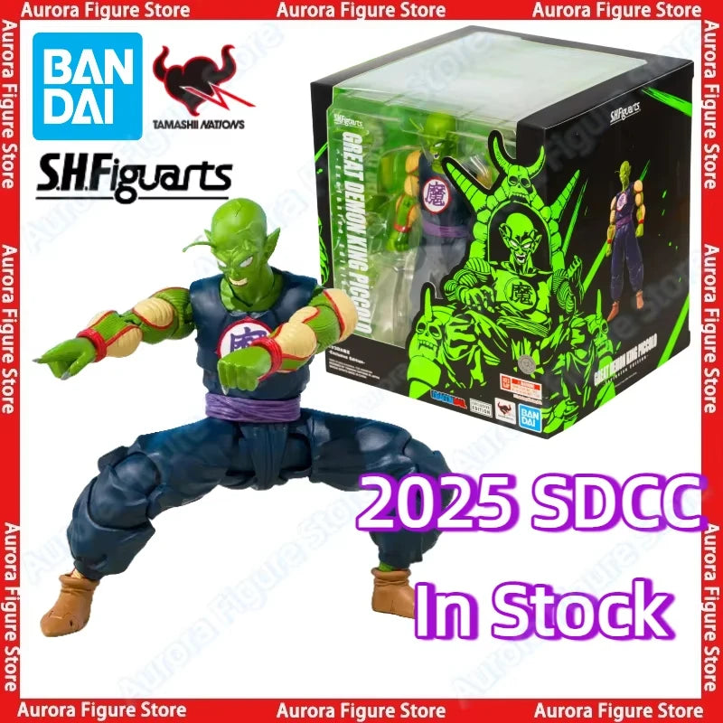 In Stock 2025 SDCC Bandai Dragon Ball S.H.Figuarts SHF Great Demon King Piccolo Exclusive Edition Anime Action Figures Toys PVC