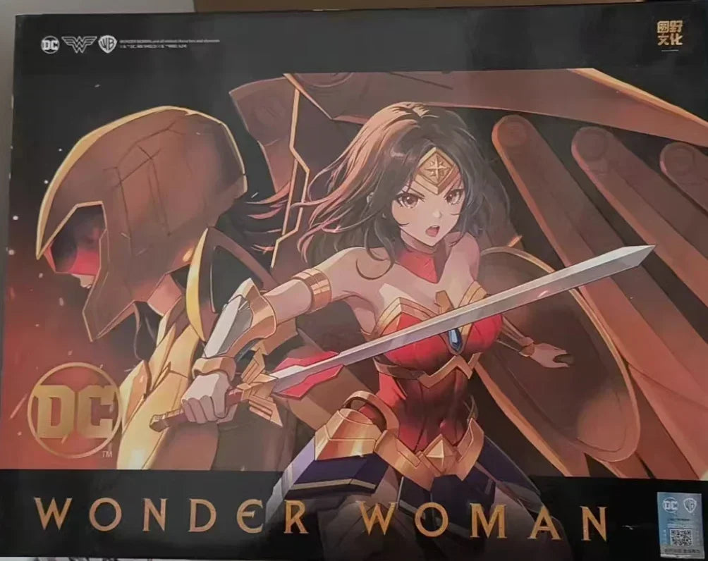 Assemble Original DC Series Wonder Woman Anime Action Dolls, Model Toys, Collectible Models, Accessories, and Children's Gifts