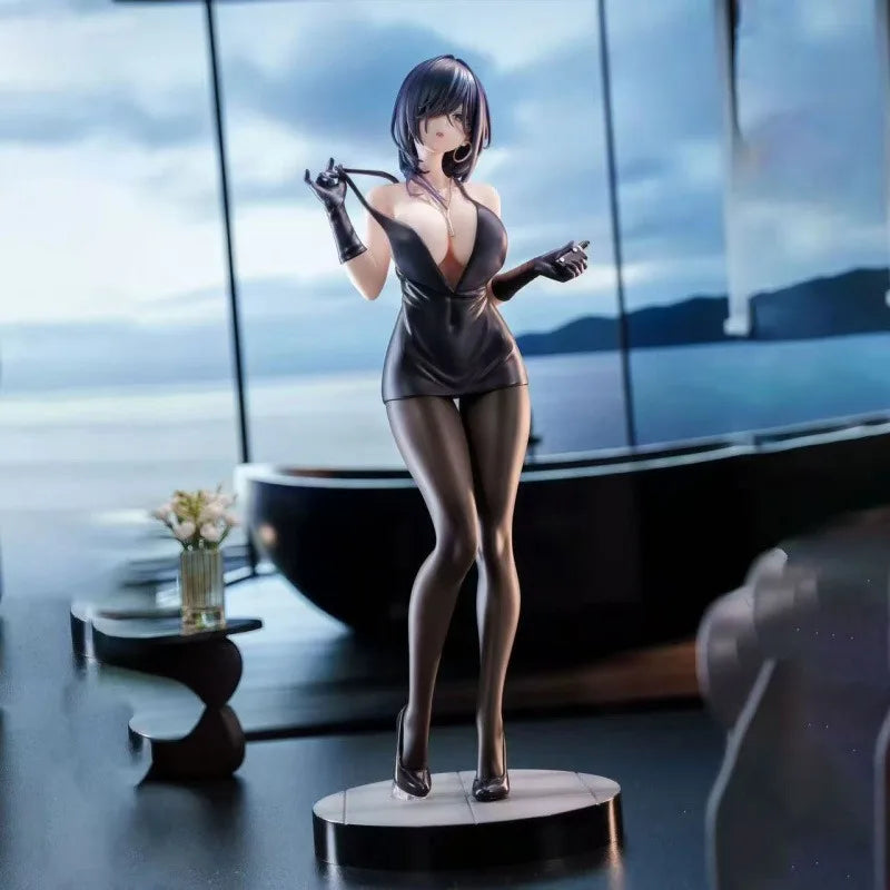 Hot Sale Ishimi Yokoyama Black Dress Detachable Cloak Anime Girl Figure PVC Collectible Desktop Decor Gift for Anime Fans