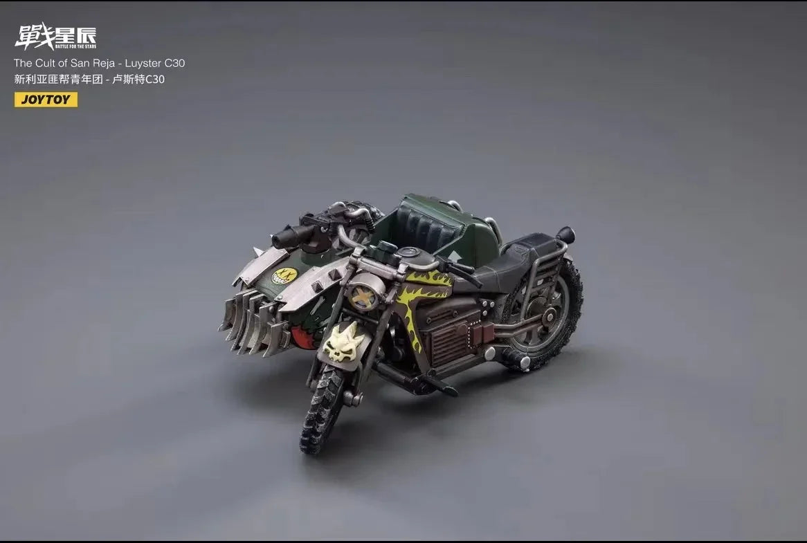 【In Stock】JOYTOY 1/18 Action Figure & Motorcycle The Cult of San Reja Ailie Jack Harvey B19 Luyster C30 Original Soldier Model