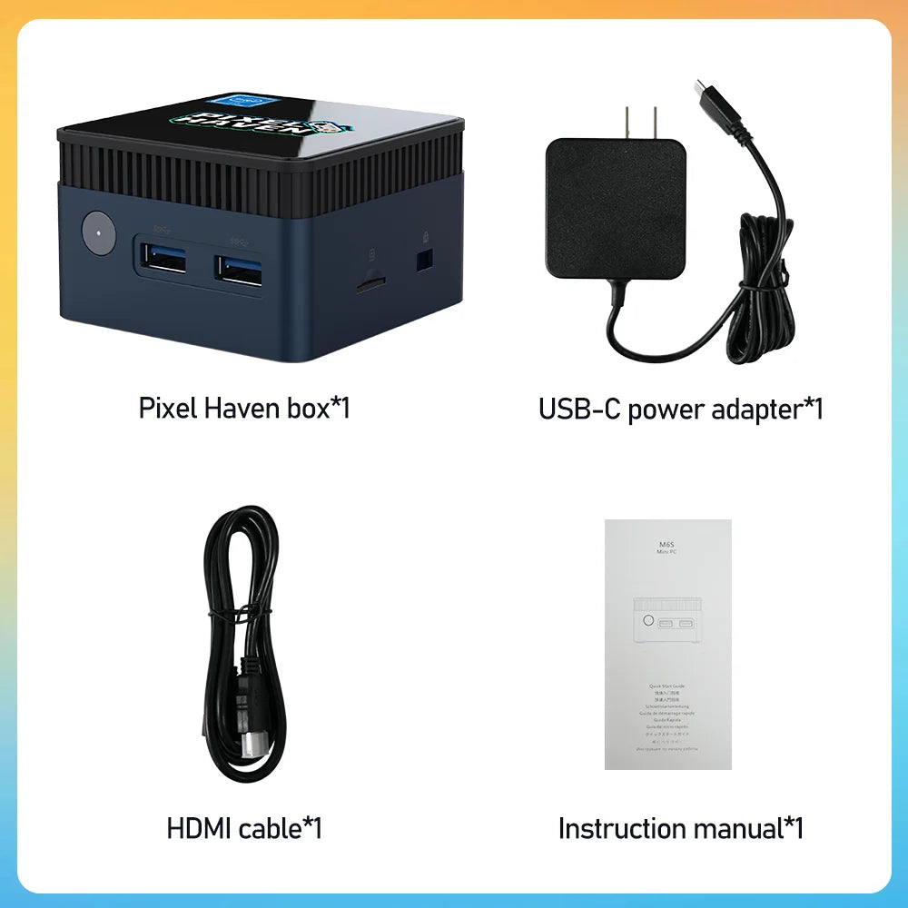 Game Console/Mini PC With 38000+Games With N100/Windows 11 Plug&Play 48 Emulators For PS3/PS2/Wii/N64/NES/GBA/NDS 12G+512G PC
