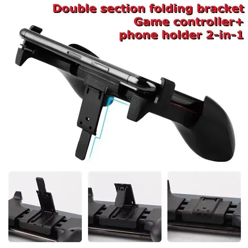 S-01 Mobile Phone Gaming Controller for PUBG Aim Shooting Gamepad Joystick for IPhone Xiaomi Shooter Game Grip Aux Button Handle