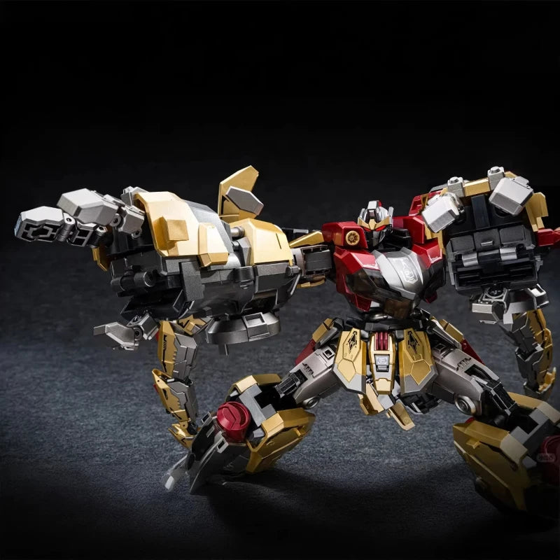 18cm TA-HYl003 Brontosolid Transformable Combineable Action Figure Alloy Frame Mecha Collectible Model Toy Desktop Ornament Gift
