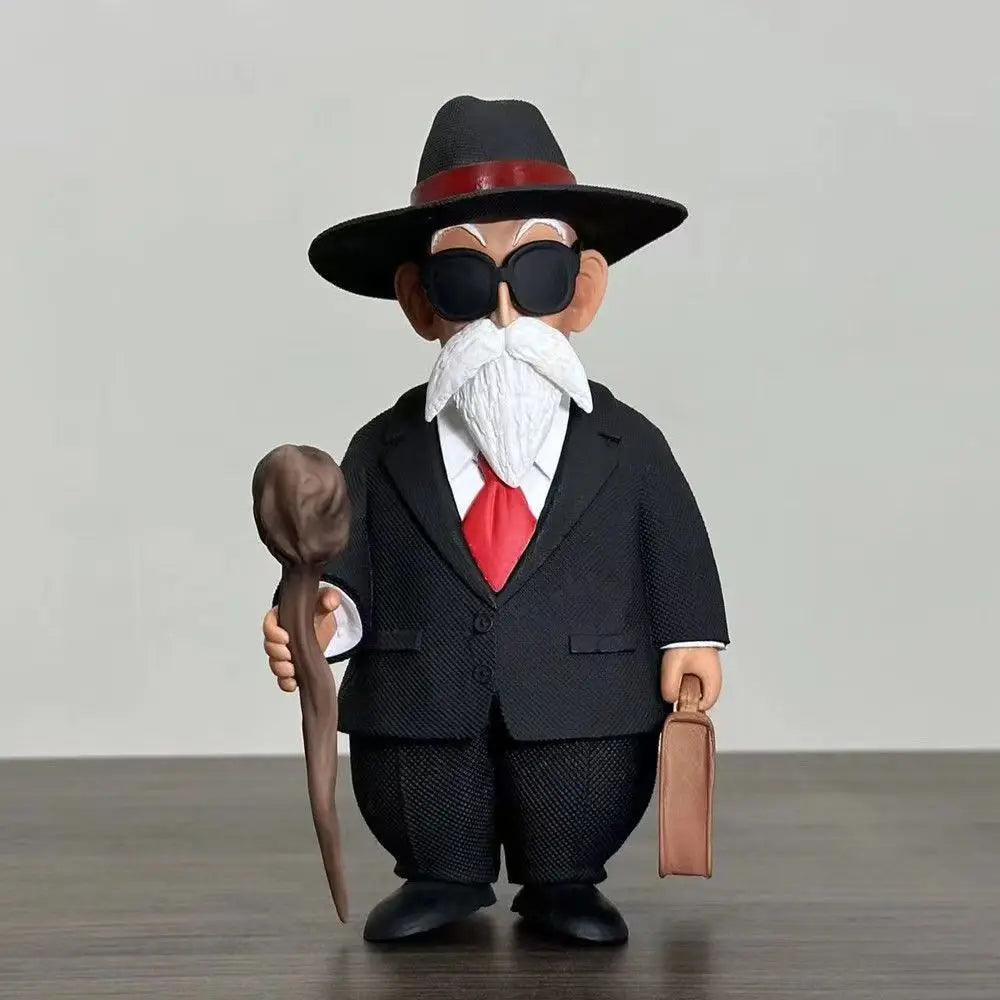 Нов Dragon Ball Master Roshi дрехи в западен стил, стоящ аниме фигурка 16 см PVC статуя колекция настолен орнамент детски подаръци
