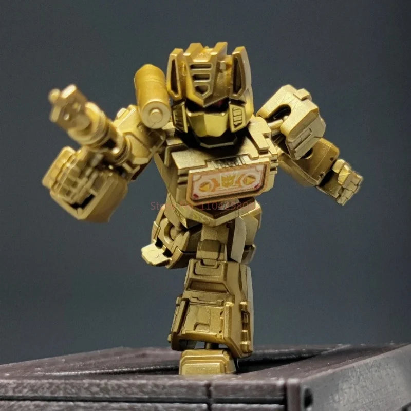 Hot Blokees Transformers Defender Version V2 Movable Blocks Figure Optimus Prime Starscream Bumblebee Model Collectible Toy Gift