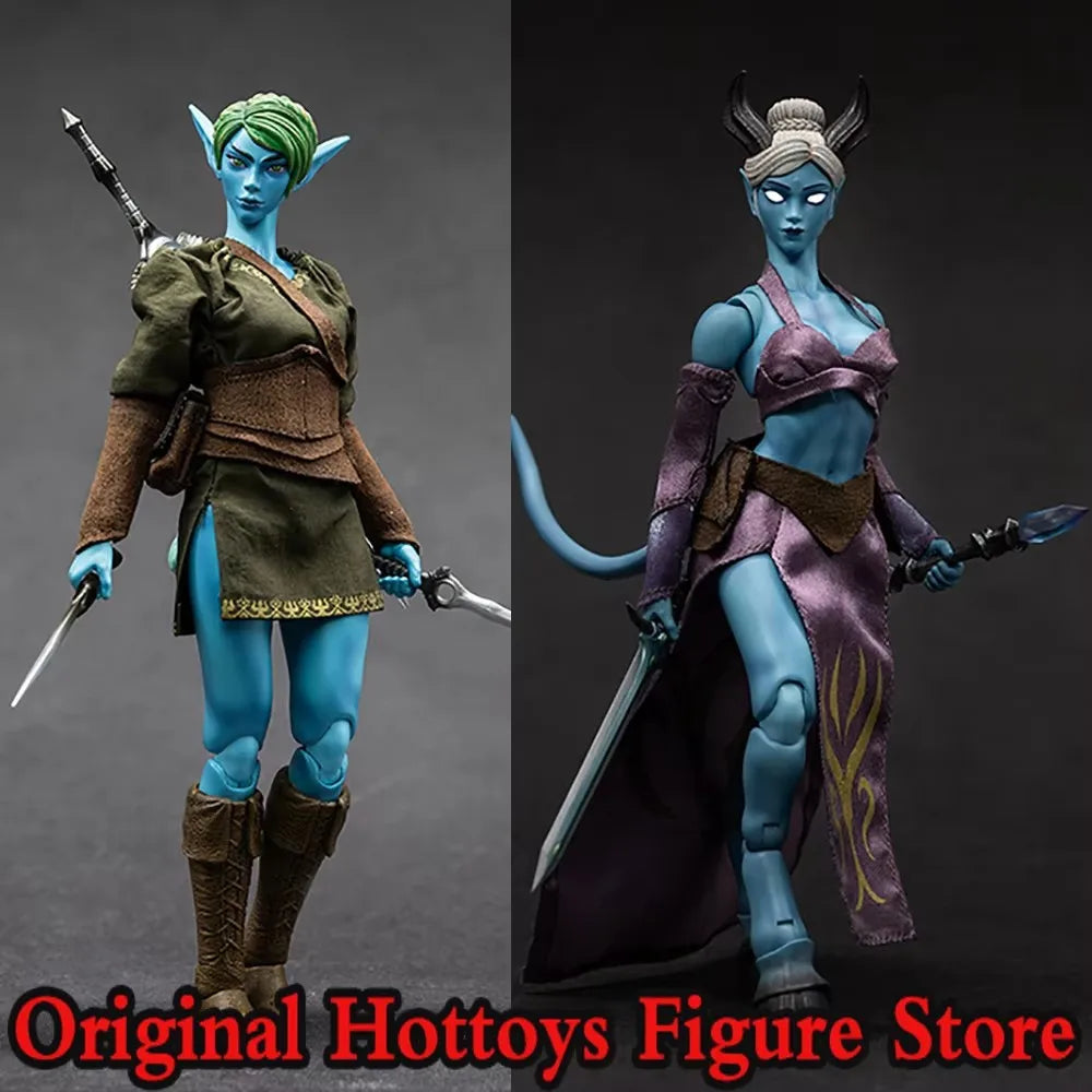 Lazy Monster 1/12 Scale Female Soldier Berylia Darkmoon Oak Town Elf Full Set About 17cm Action Figure Model Doll Gifts