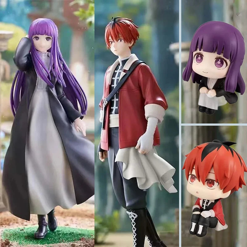 Anime Beyond Journey End Frieren Figure Fern Action Figures Cute Stark Figurine Look Up Model Decor Dolls PVC Collectible Toys