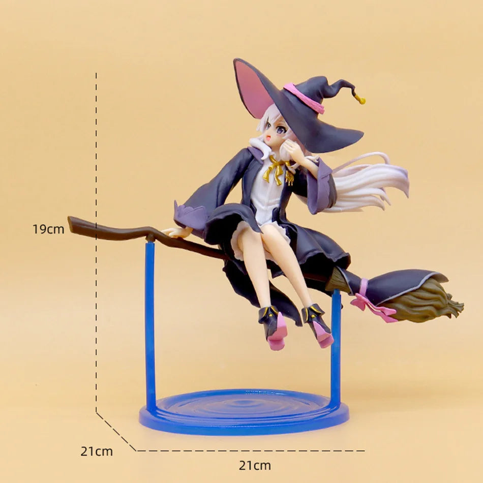 the Journey of Elaina Anime Figure 19cm Action Figures Collectible Doll Toy Gift for Fans