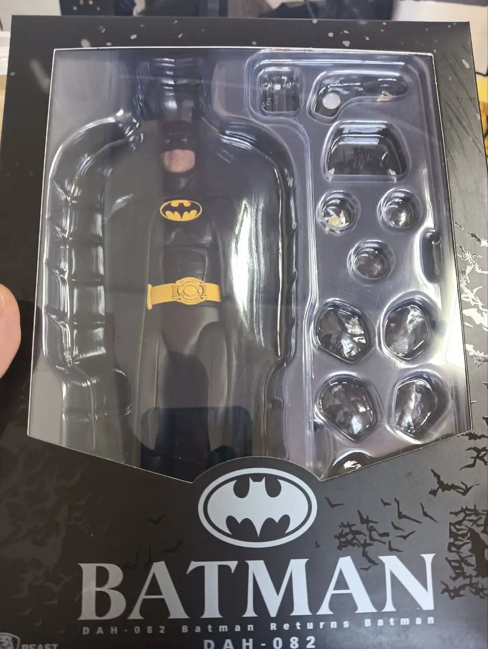 DC Figures Beast Kingdom Bell Keaton Pattinson Clooney Batman Екшън фигурка Фигура на Батман DC Екшън фигурки Модел Подаръчен оригинал