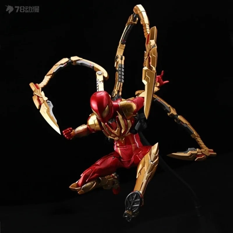 SENTINEL CO.LTD Genuine RE:EDIT Series Spider Man Iron Spider Man Movable Model Exquisite Model Collectibles As A Gift
