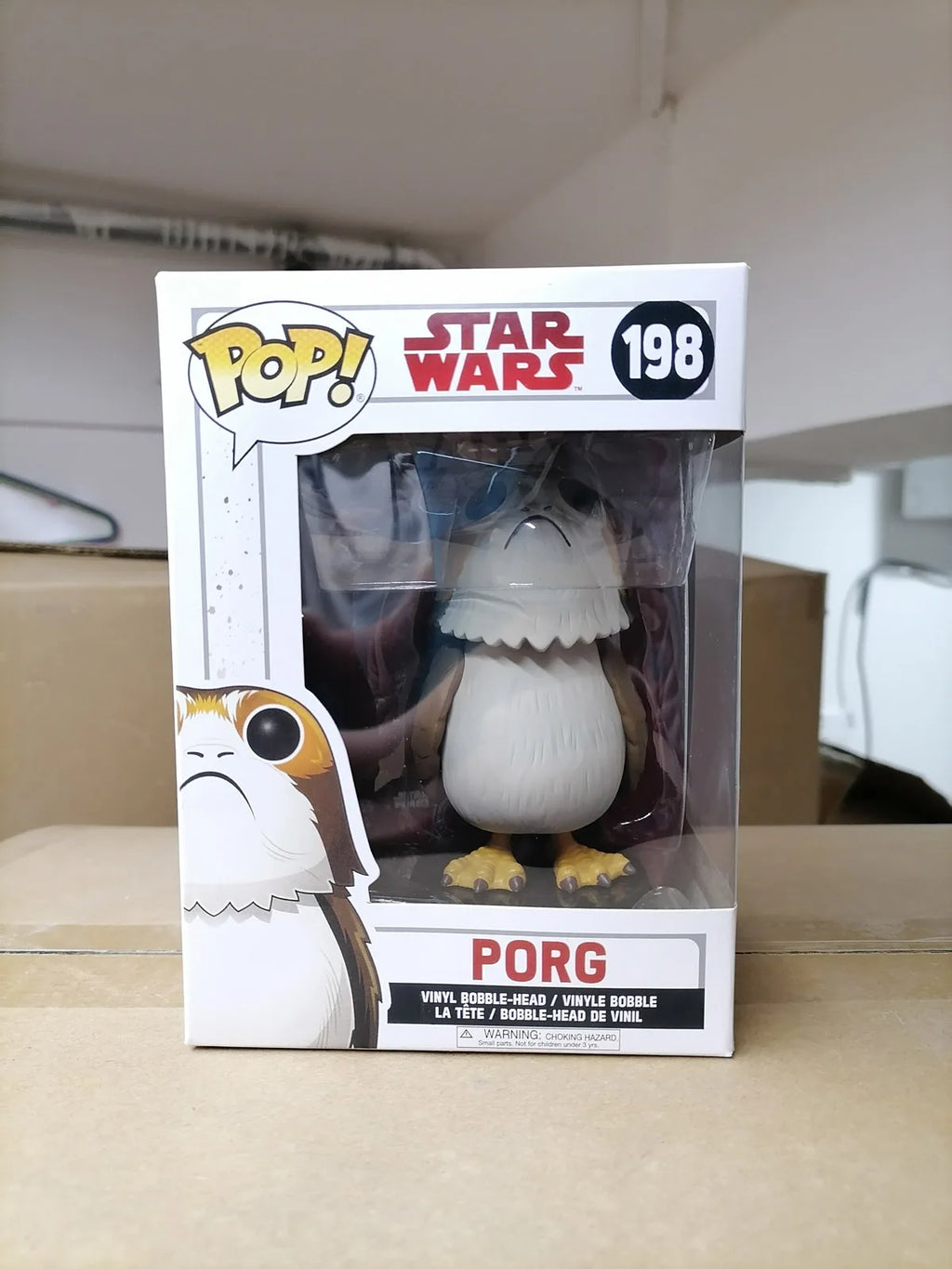 FUNKO Film Star Wars The Last Jedi Porg Vinyl Figurine Bobble-Head Action Figure Toy Collection Table Ornaments Fans Gifts