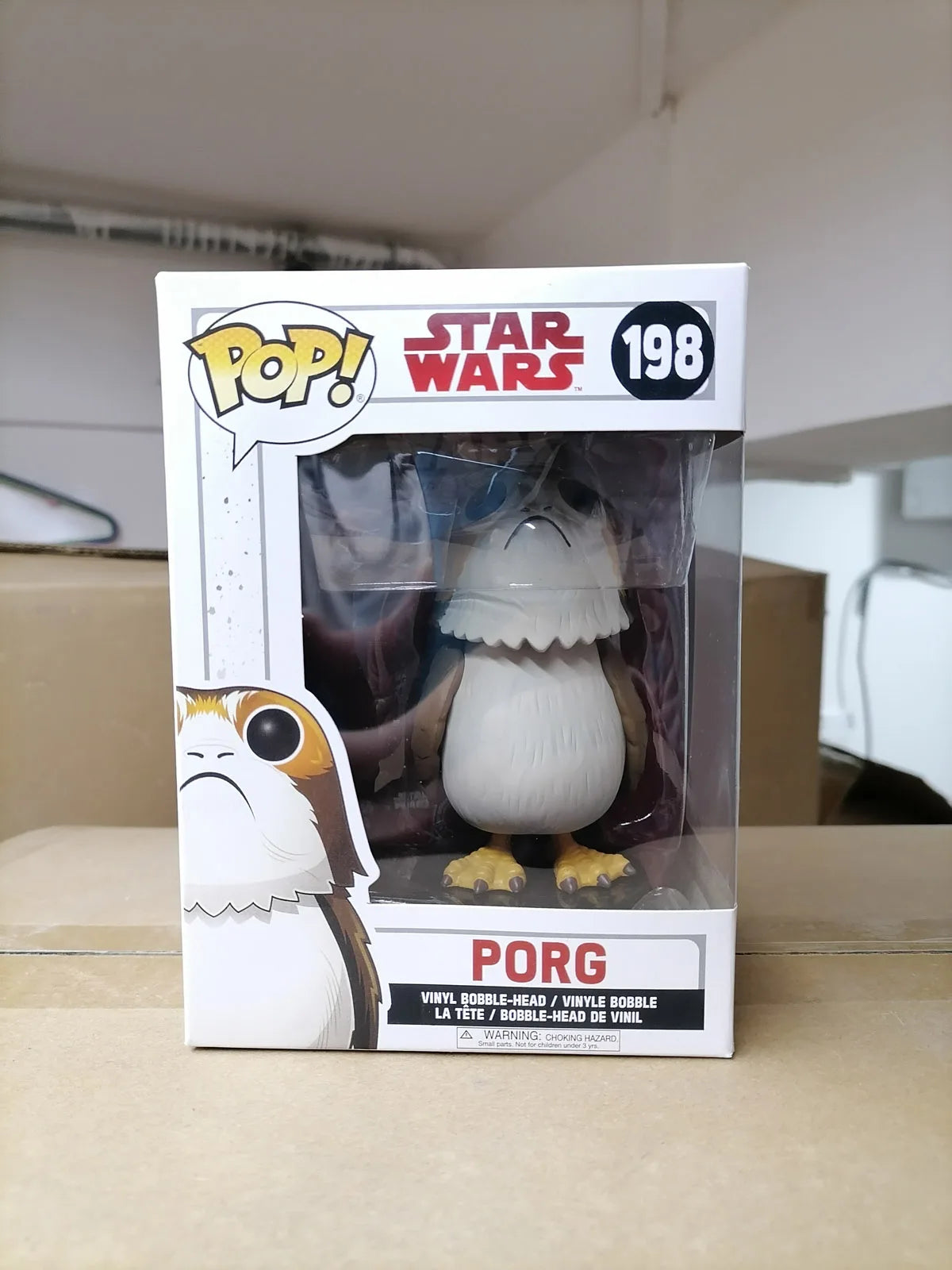 FUNKO Film Star Wars The Last Jedi Porg Vinyl Figurine Bobble-Head Action Figure Toy Collection Table Ornaments Fans Gifts