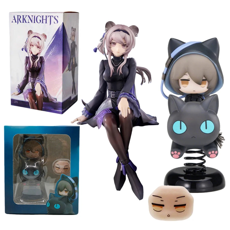 Newest  Arknights LIN/Phantom Anime Figure  Bishoujo Ornament Collectible Model Toy  Doll withbox room decoration ,brithday gift