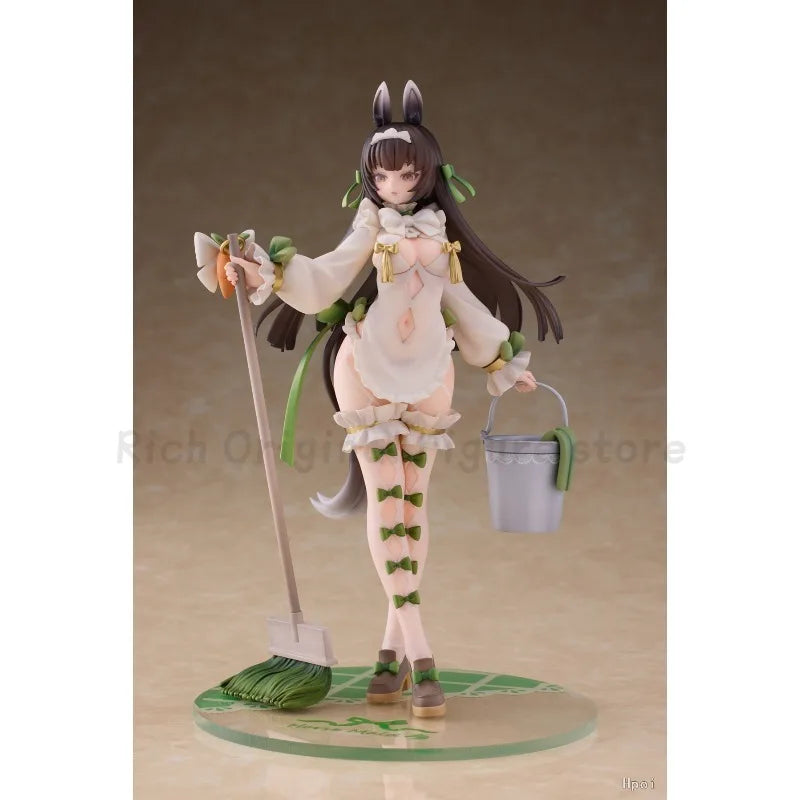 【In Stock】Original AOWOBOX MAGI ARTS HMTI Extra-race Ma Niang Maid Outfit Little Green 1/7 Scale Anime Figure Model Toys