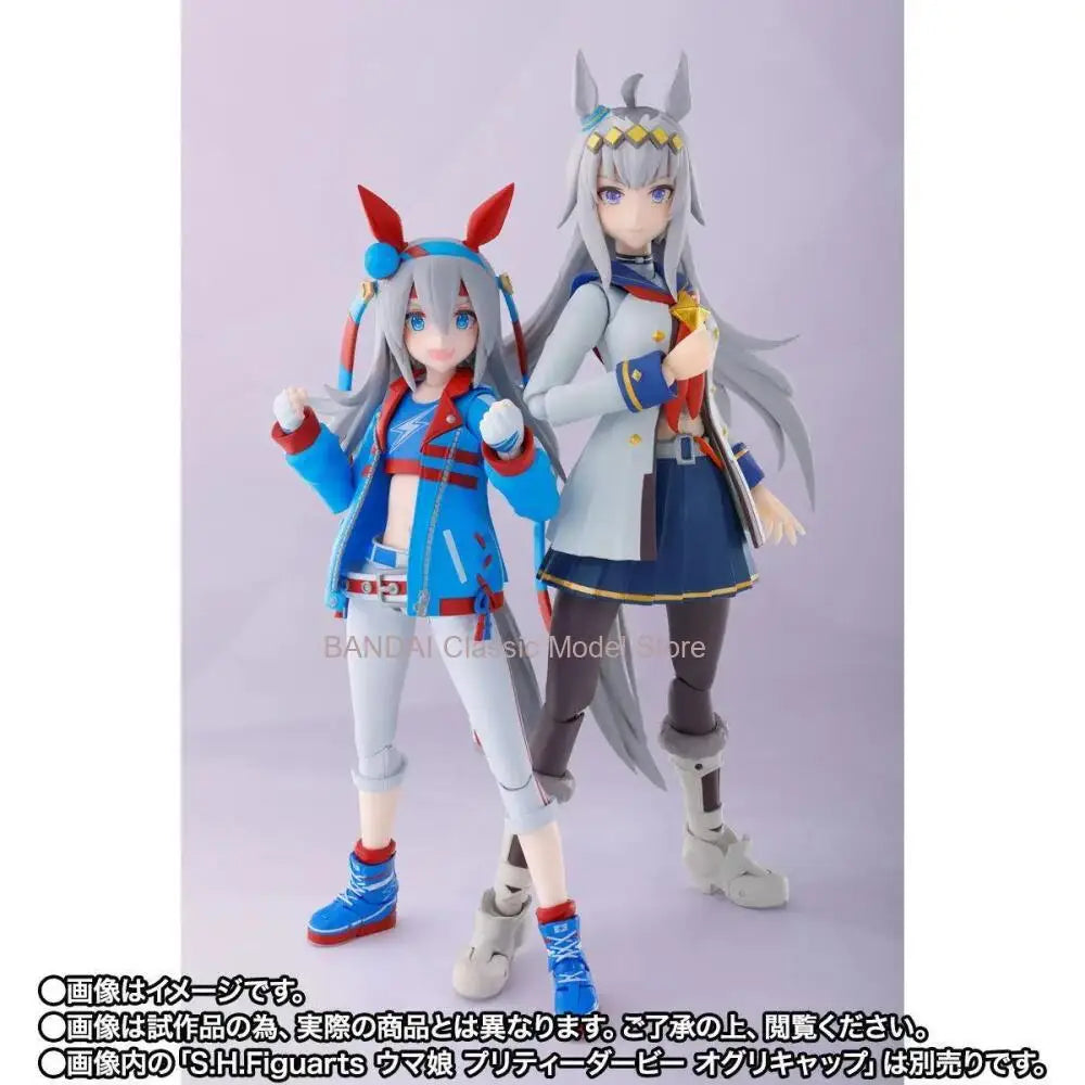 BANDAI Original S.H.Figuarts Series Oguri Cap Tamamo Cross Action Figure Assembly Model Toys Collectible Model Ornaments