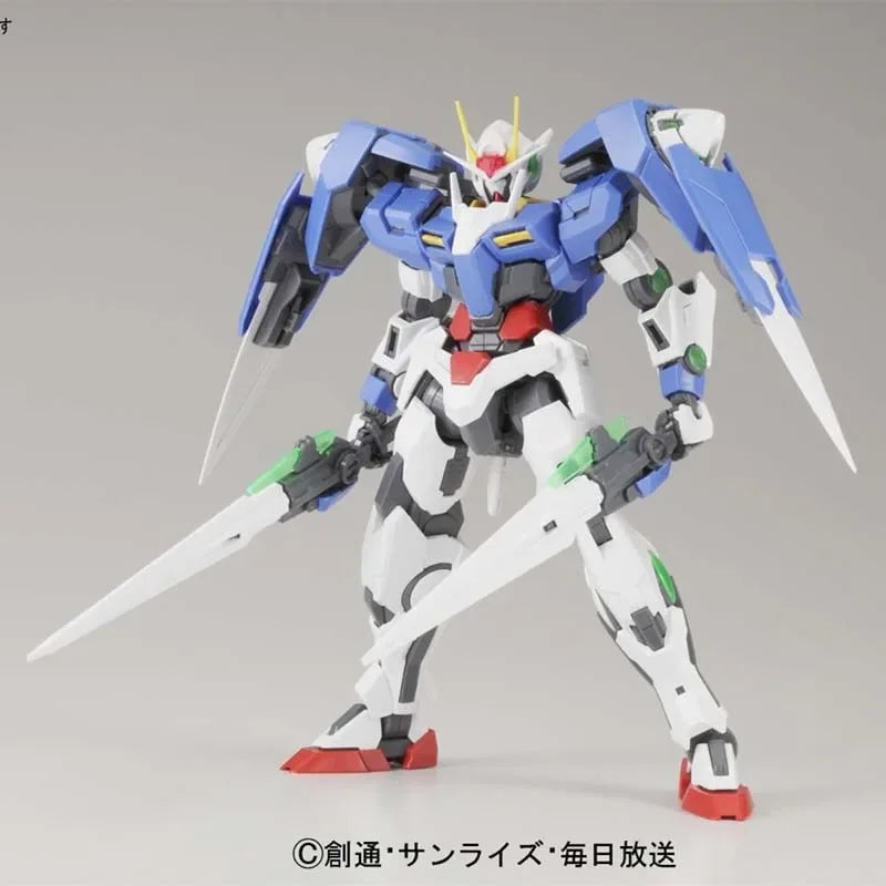 Bandai Gundam Model Kit MG 00 Raiser Normal Action Figure Gunpla Building Kit Gundam Collectibles Anime Figures Toys Boys Gift