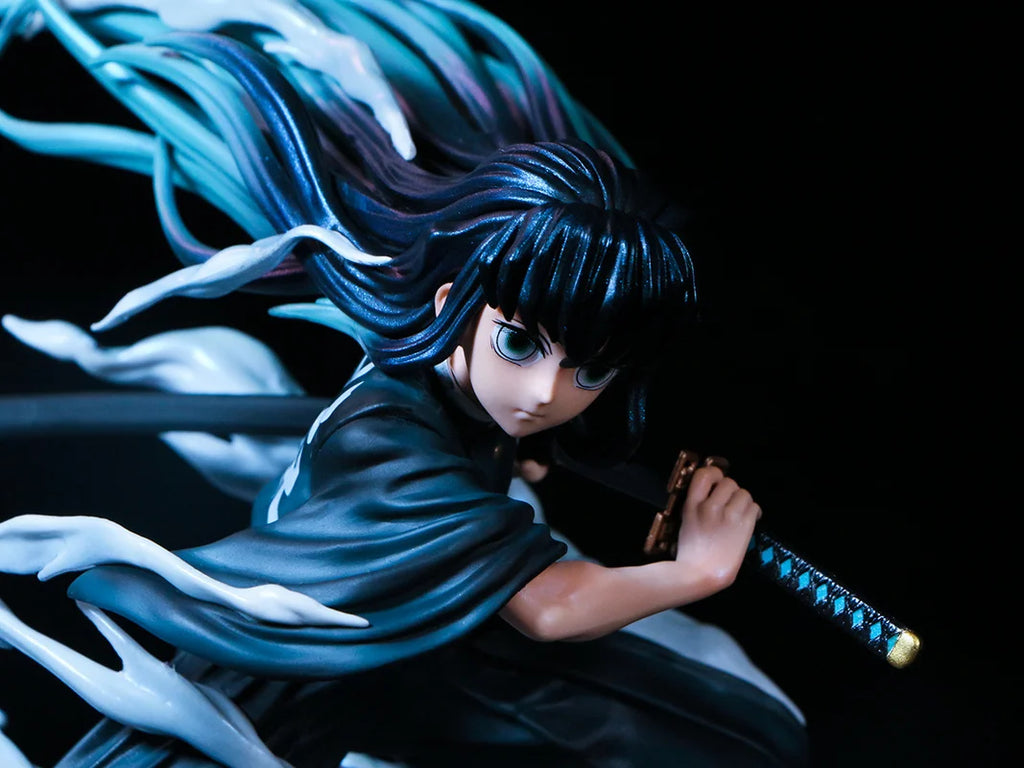 Kimetsu No Yaiba Anime Figur Tokitou Muichirou Dämonentöter Rengoku Kyoujurou Mitsuri Shinobu Nezuko 18cm Modell Geburtstagsgeschenk