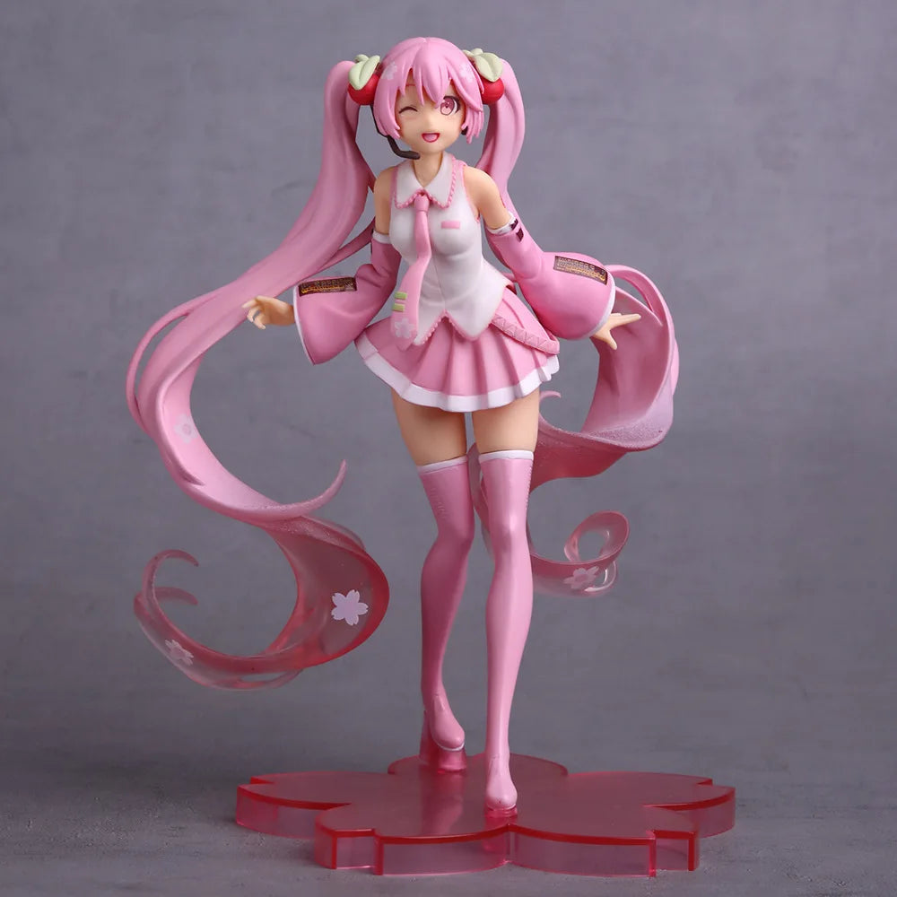 Kawaii girl PVC model, anime figurines, cute dolls, gift decorations, desktop small ornaments, car interior small ornaments