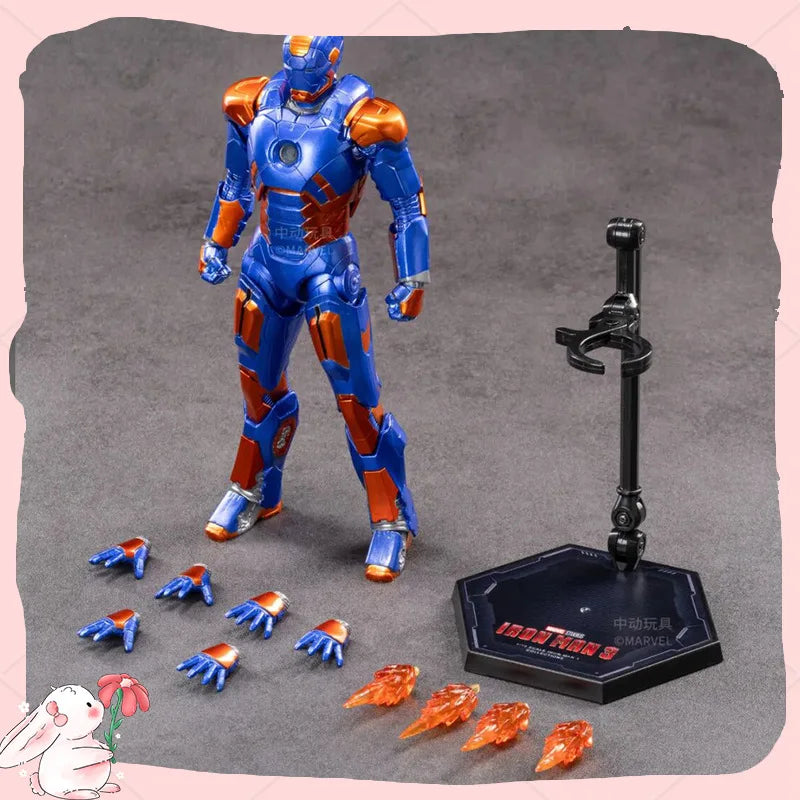 Marvel Comics Genuine Mk27 Disco Mk23 Iron Man Movable Model Collection Hand-Made Ornaments Toy Boy Birthday Christmas Gift