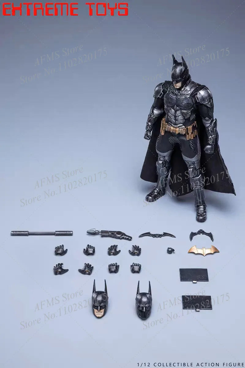 EXTREME TOYS EX001 EX002 1/12 Scale Men Soldier Batman Arkham Knight Full Set 6Inch Action Figure Collectible Figure Body
