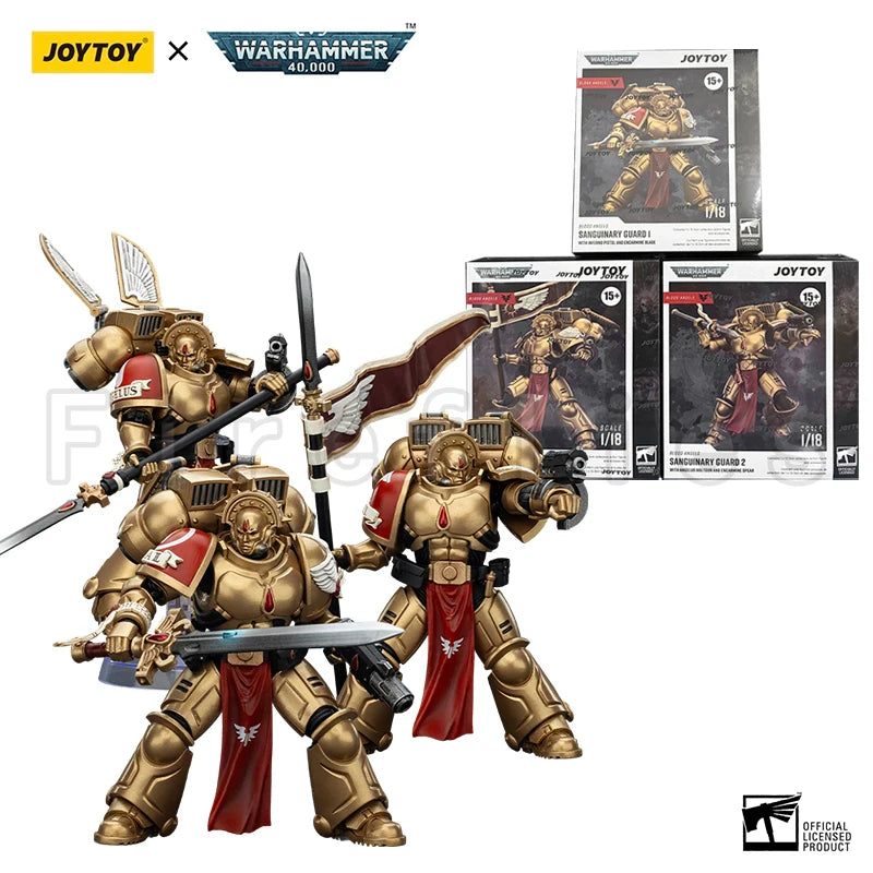 1/18 JOYTOY Action Figure 40K Blood Angels Sanguinary Guard Anime Model Toy
