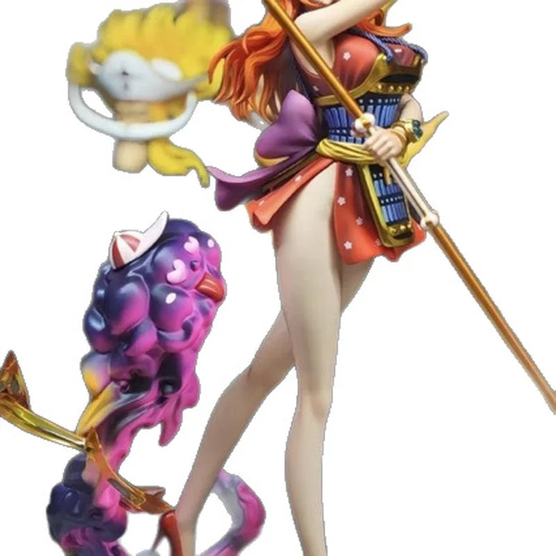 30cm Lk Studio One Piece Anime Figure Nami Figures Ghost Island Samurai Pvc Statue Collection Model Ornament Toy