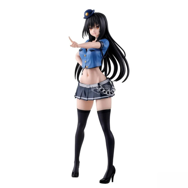 In Stock Bandai Banpresto Original GLITTER＆GLAMOURS Anime To Love-Ru Darkness Kotegawa Yui Police Ver Action Figure Model Toy DT