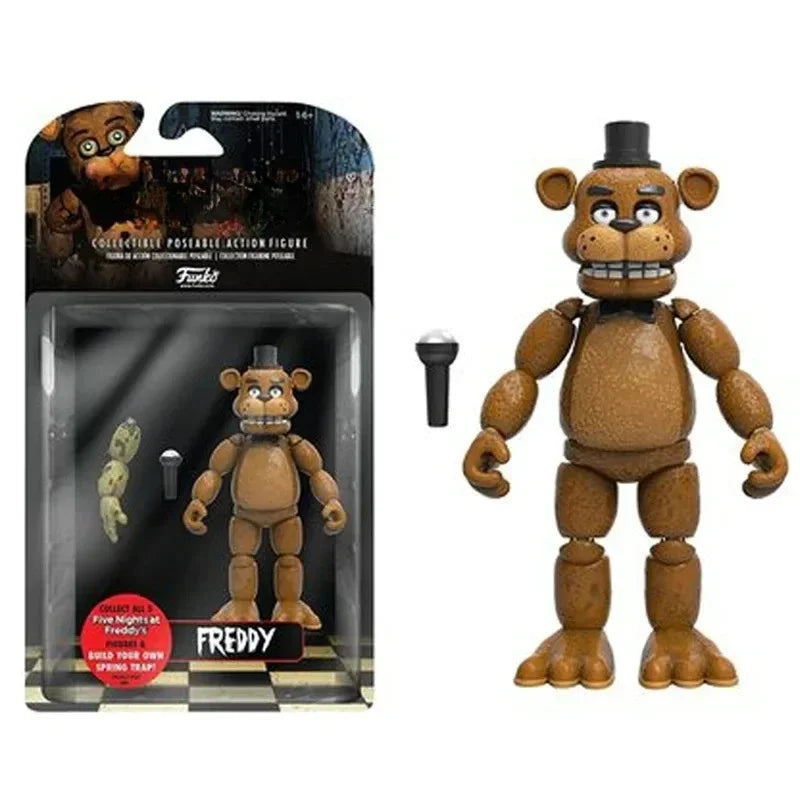 Sundrop FNAF Figures SUN & MOON Joker Freddy Bonnie Foxy Chica Fazbear Bear Action Figure Movable Figurine Dolls Toys