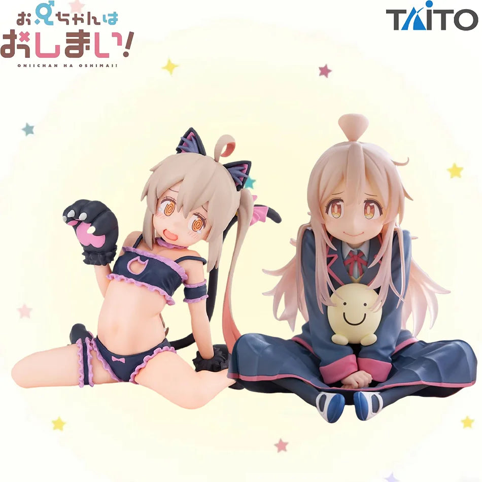 Zwei Arten von Taito-Desktop-Dekoration, süße Onimai: Jetzt bin ich deine Schwester, Anime-Figur, Oyama Mahiro, PVC, Anime-Cartoon-Modell, Spielzeuggeschenk