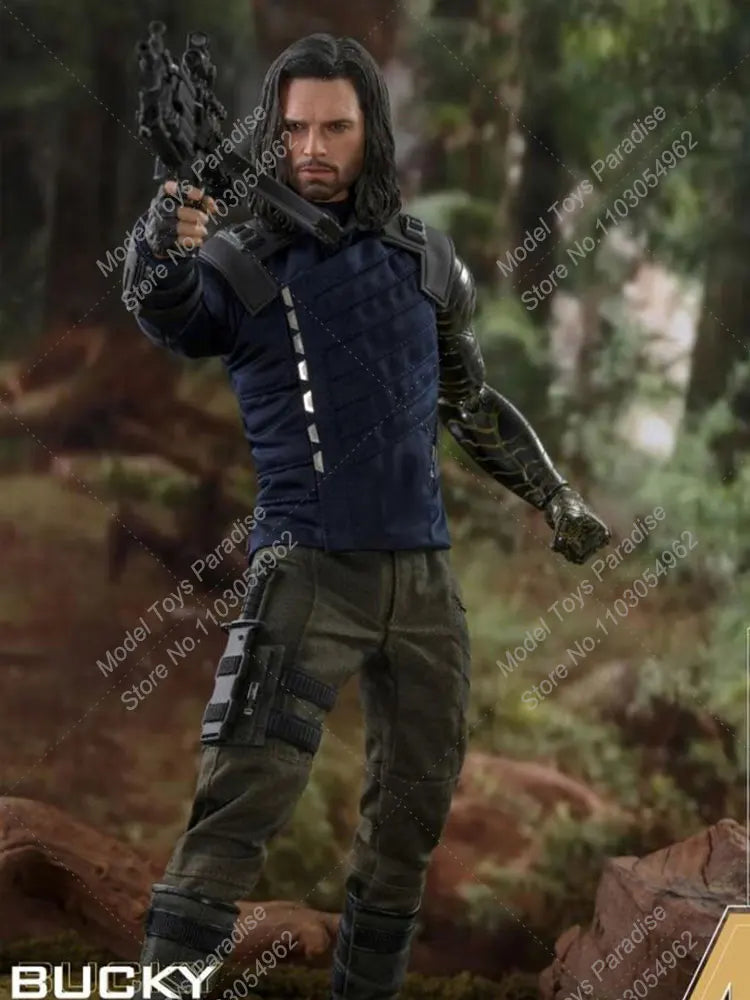 HOTTOYS HT MMS509 1/6 Collectible Winter Soldier 3.0 Avengers：Infinity War Antihero Full Set 12inch Action Figure Model Gifts