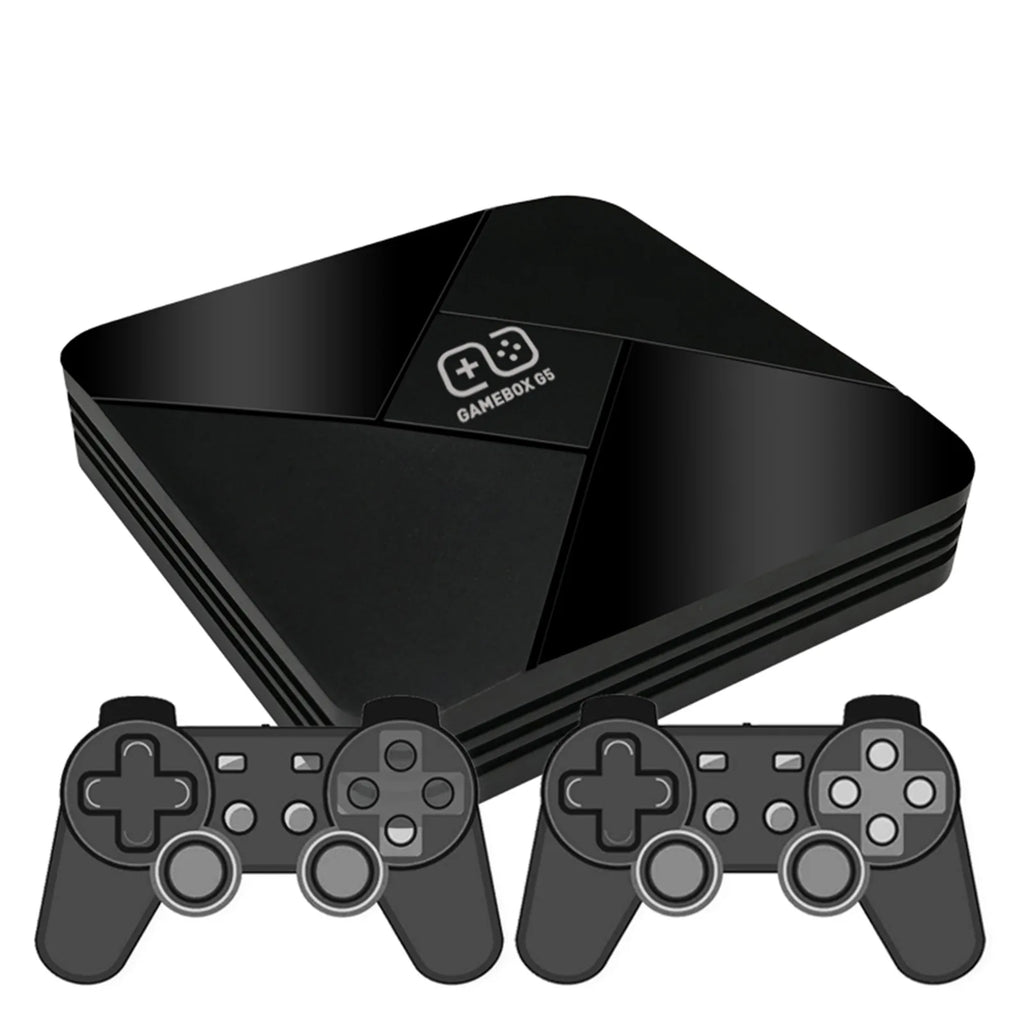 Game Box G5 Home Video Game Console Dual System 4K HD Built-in 16GB 50000 Games Wireless Dual Joystick 50 Simulators for PSP N64