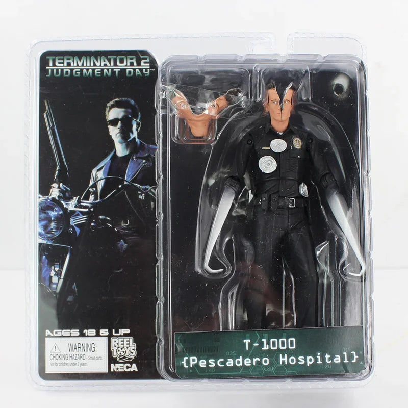 NECA The Terminator T-800 T-1000 Endoskeleton Figurine Collection Action Figure Model Toy Gift