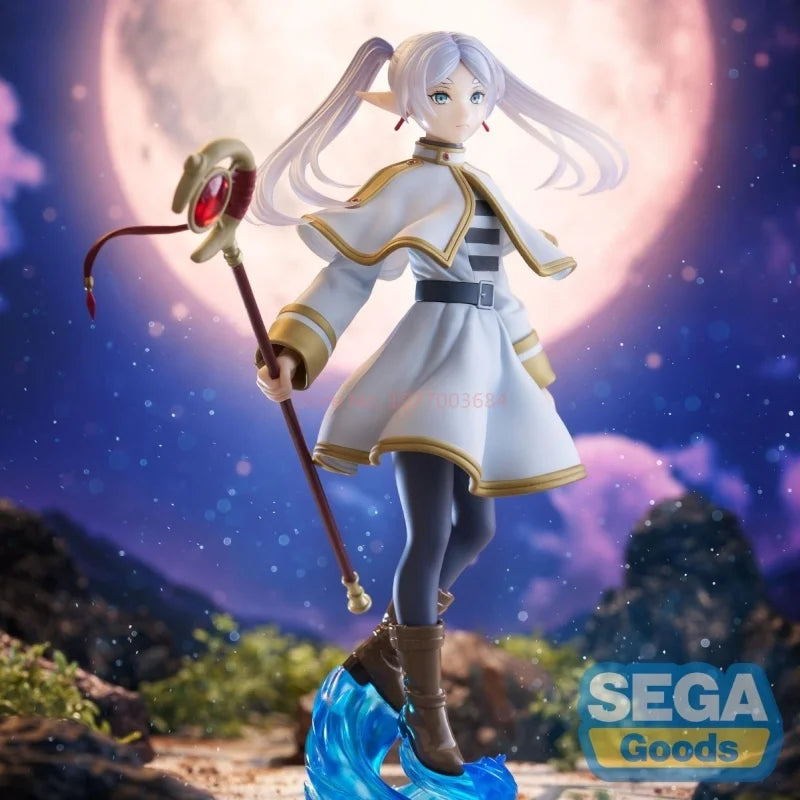 Оригинални Sega Luminasta Frieren At The Funeral Figures Frieren Аниме Фигура Pvc Кукла Модел Колекция Детска Играчка Подарък
