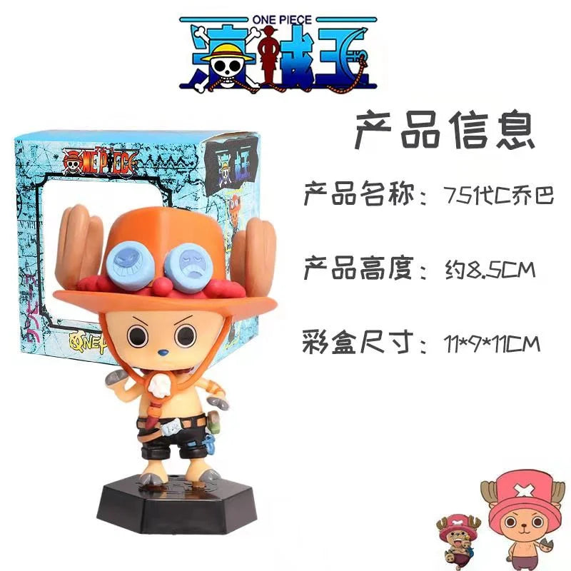 9 Anime One Piece Tony Tony Chopper Cos Luffy Saber Figure Model Buggy Toy Sabo Gift Car Ornament Action Figure Collect Gifts