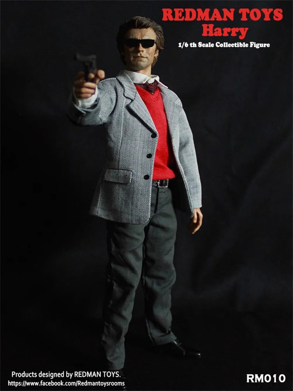 REDMAN TOYS RM010 Male Inspector Dirty Agent Full Set Moveable Action Figure Set Model For Fans Collect 1/6