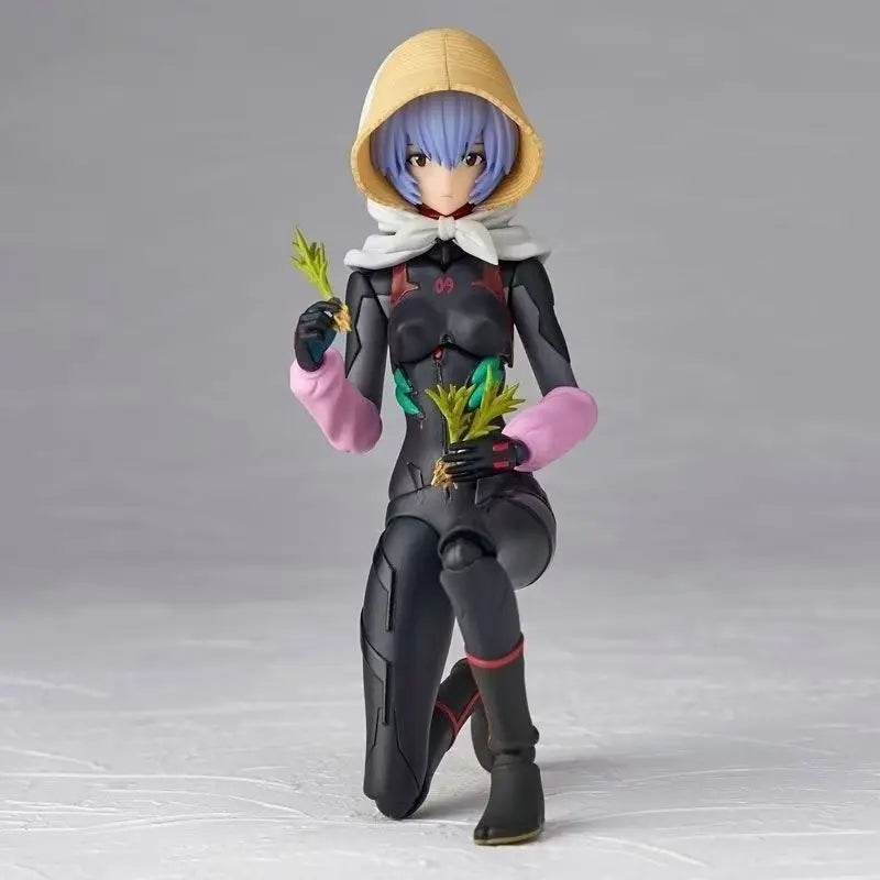 New Neon Genesis Evangelion Figure Cartoon Ayanami Rei Model Decoration Nendoroid Anime Merchandise Holiday Gift Boxed