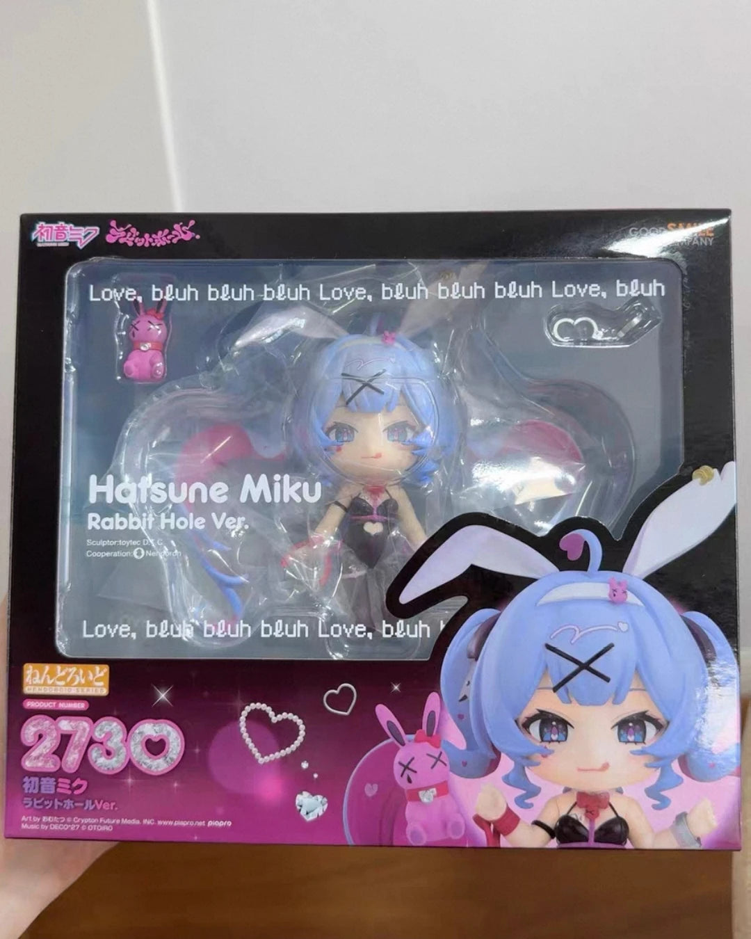 -(In Stock) Original Nendoron GSC #2730 【piapro】Hatsune Miku Rabbit Hole Ver 2025 New Animation Collection Games Figure Toys