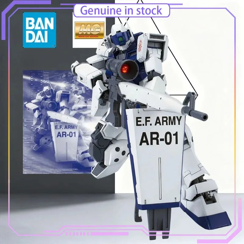 BANDAI GUNDAM MG 1/100 GM Sniper II PB Model Kit Official Gundam IP Action Figure Assembly Toy with Foam Box Packaging