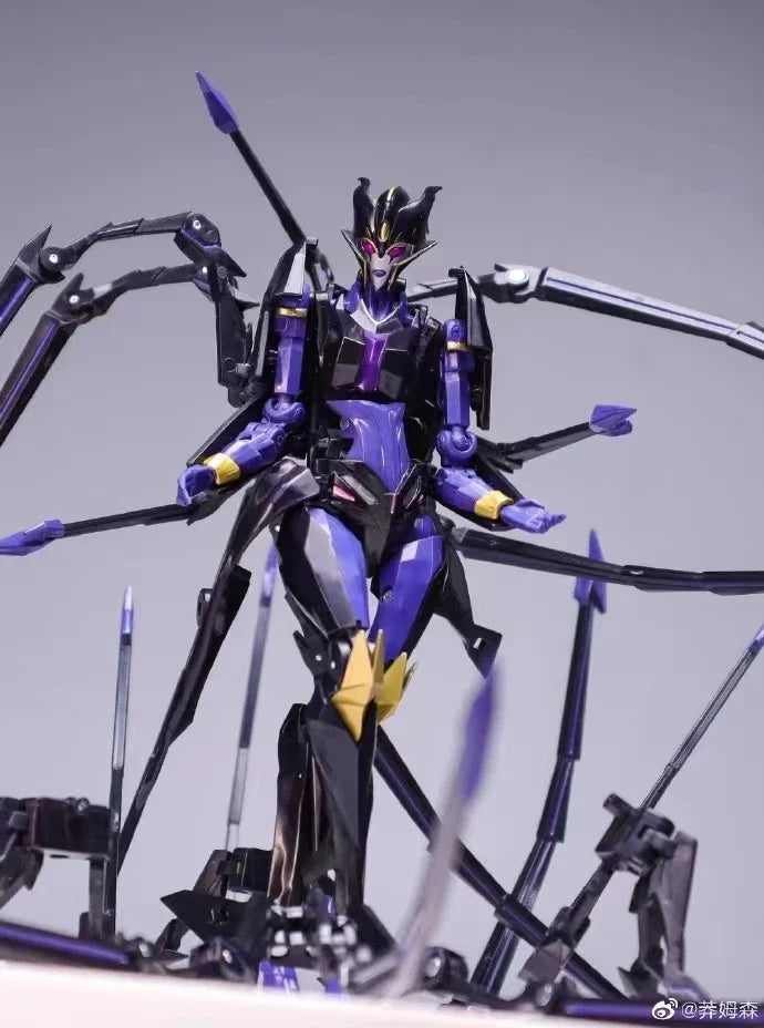 In Stock Night Countess Tfp Blackarachnia 3rd Party Transformation Robot Toy Voyager Scale Action  Figures Collection Toy  Gifts