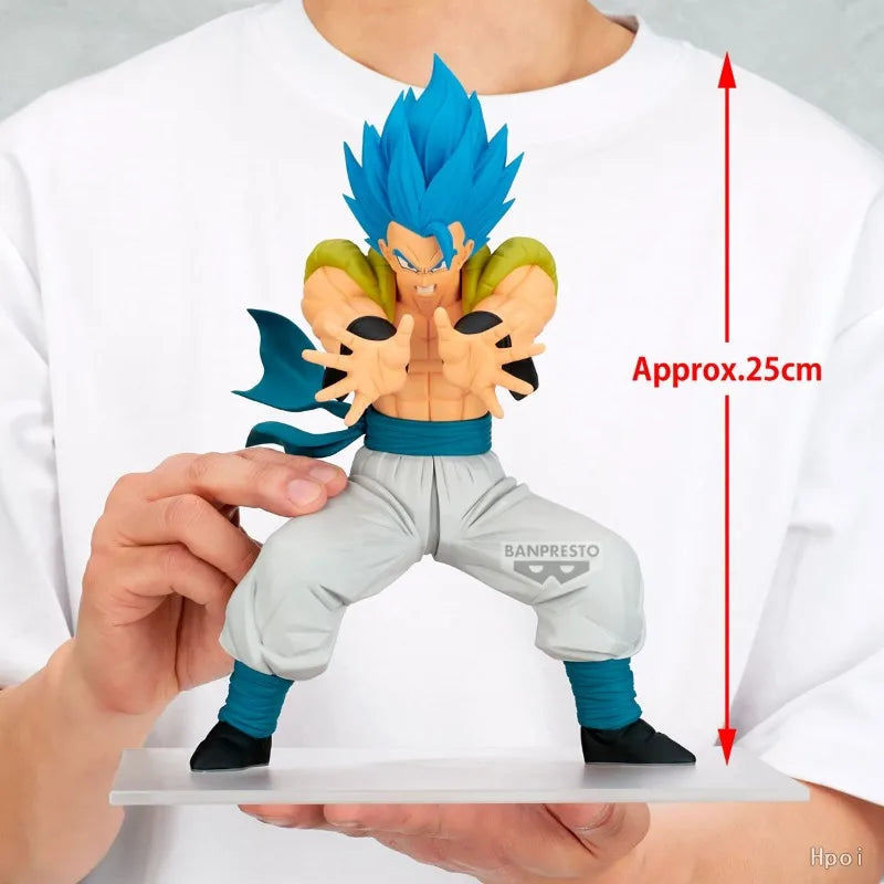 In Stock Original Bandai Banpresto Dragon Ball Chou Grandista Gogeta Anime Action Figures Model Ornaments Toy Gift 25Cm