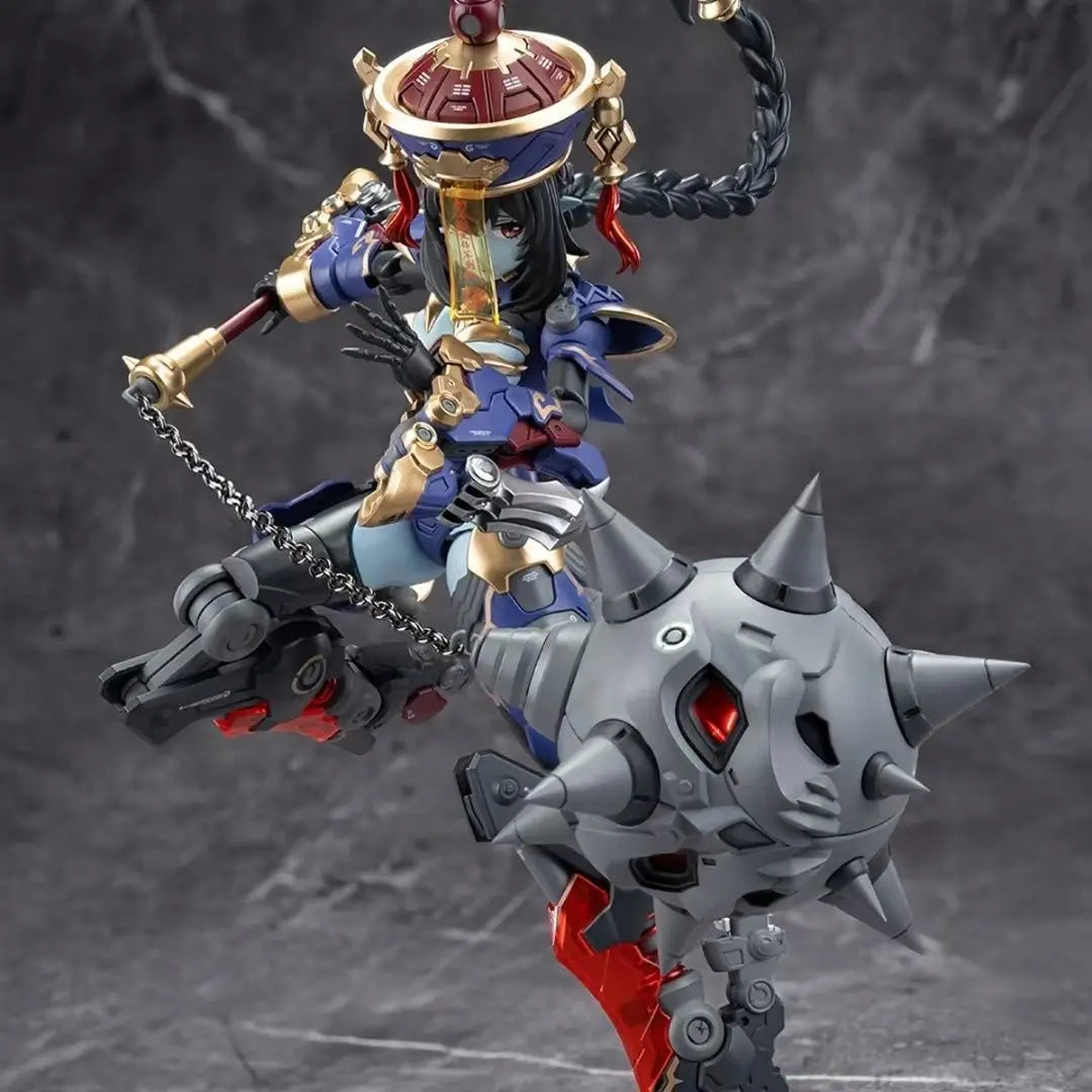 Original Hemoxian Figure Jiulian Figures Reverberation Of Medta Figurine 1/12 Zombie Girl Assembly Model Kit Collection Toy Gift