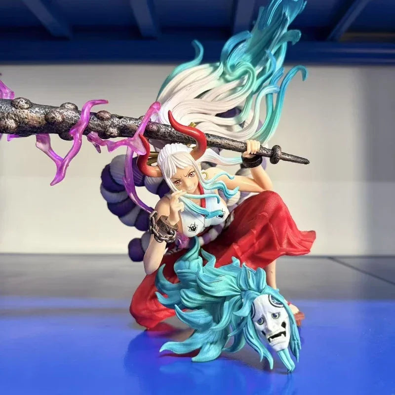 Cartoon Wano Country Yamato Figure Action One Piece Pop Figures Yamato Figurine Island of Ghost Girl Statue 30.5cm Pvc Toys Gift