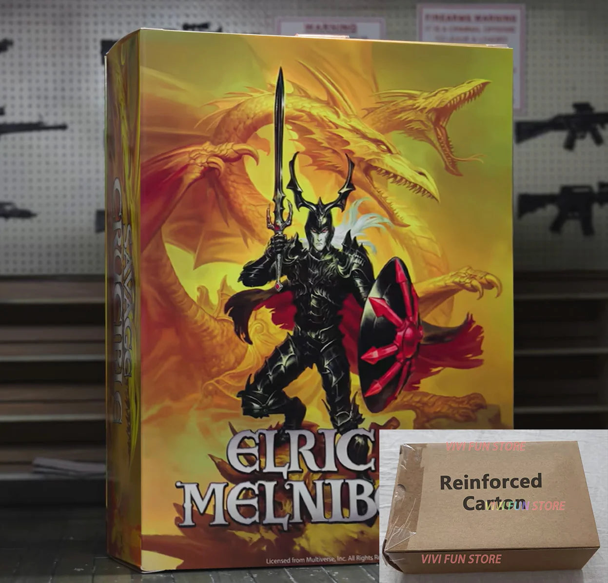 In Stock HARBIGER STUDIO Elric of Melnibone Movable Model Toys ULTRA ARTICULATED 1/12 SCALE SAVAGE CRUCIBIE