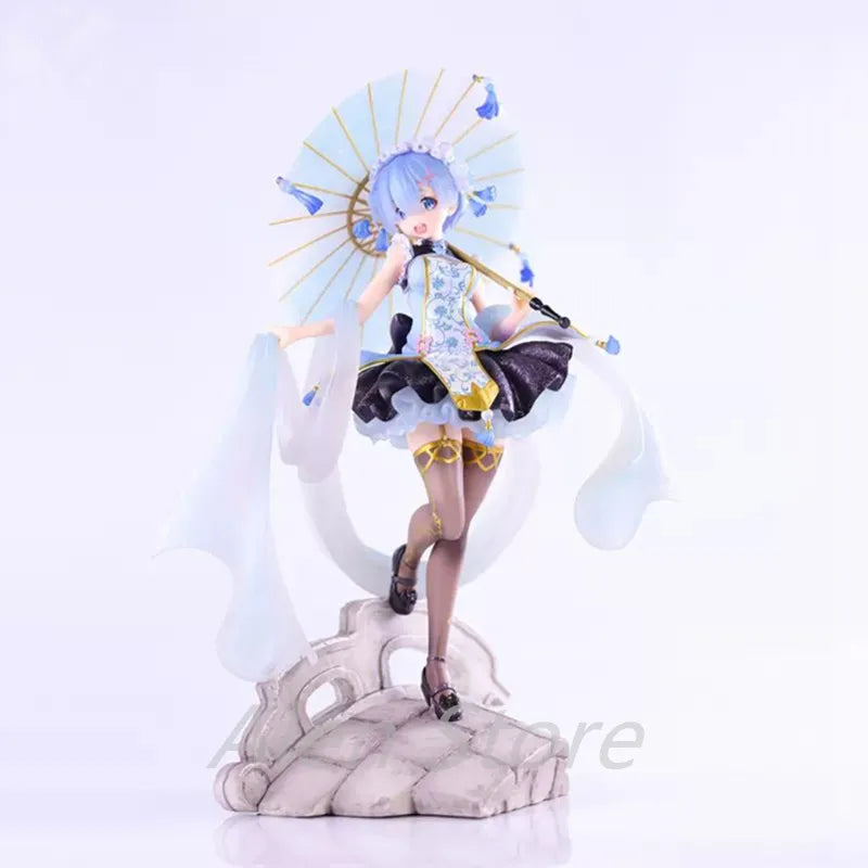 28см Re:ZERO Стартиране на живот в друг свят Рем Килолита Аниме момиче Фигурка Рему Рам Екшън фигурка за възрастни Колекционерски кукли играчки