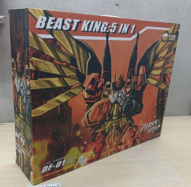 JINBAO large size 8869 Transformation Toys 5IN1 Combiner Robot Model Predacons Rampage Brawl Swindle Onslaught model