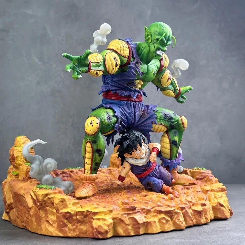 Dragon Ball Rival Battle Piccolo Protecting Gohan Scene Anime GK Figure Model Trendy Collectible Statue Decor Gift
