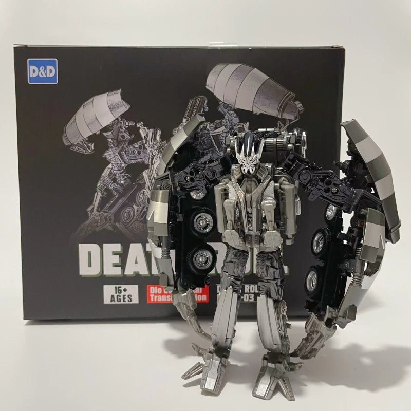H6001-8B Anime Devastator Transformation Toys TAIBA BMB 8 IN 1 Action Figure Model KO GT Truck Crane Robot Car Kids Boy Gift