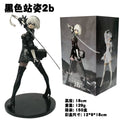 18 cm Anime NieR: Automata – YoRHa Nr. 2 Typ B – Version 2.0 Premium Chokonose Modell Spielzeugpuppe Actionfigur