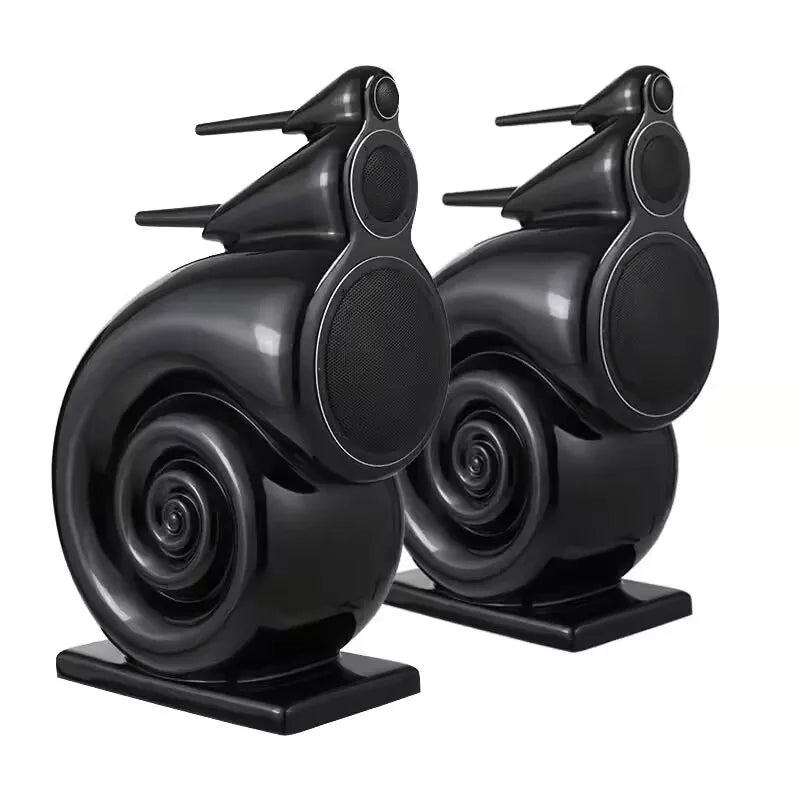 150W 8-inch Nautilus Speaker High-power Home Passive Speaker Three-frequency Hi-Fi Speakers Home Theater Floor Front Speakers